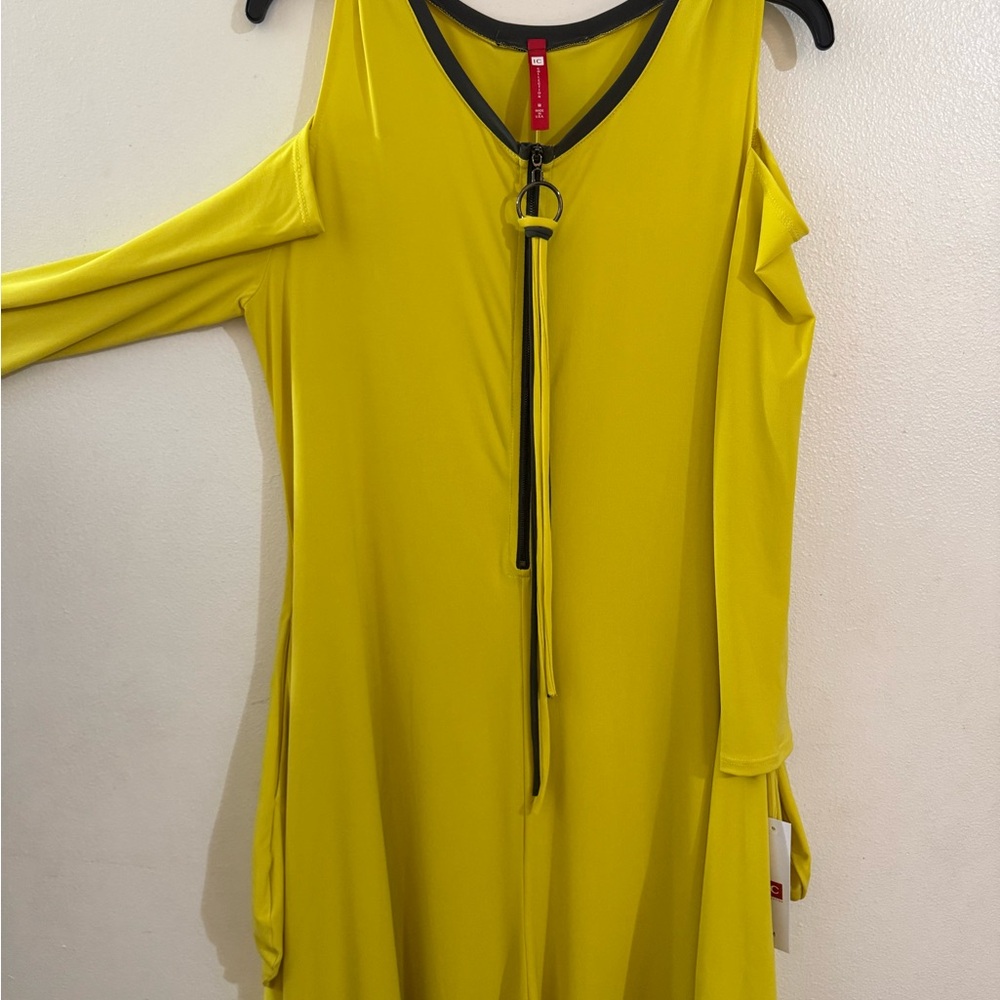 Yellow Cold Shoulder Jumpsuit